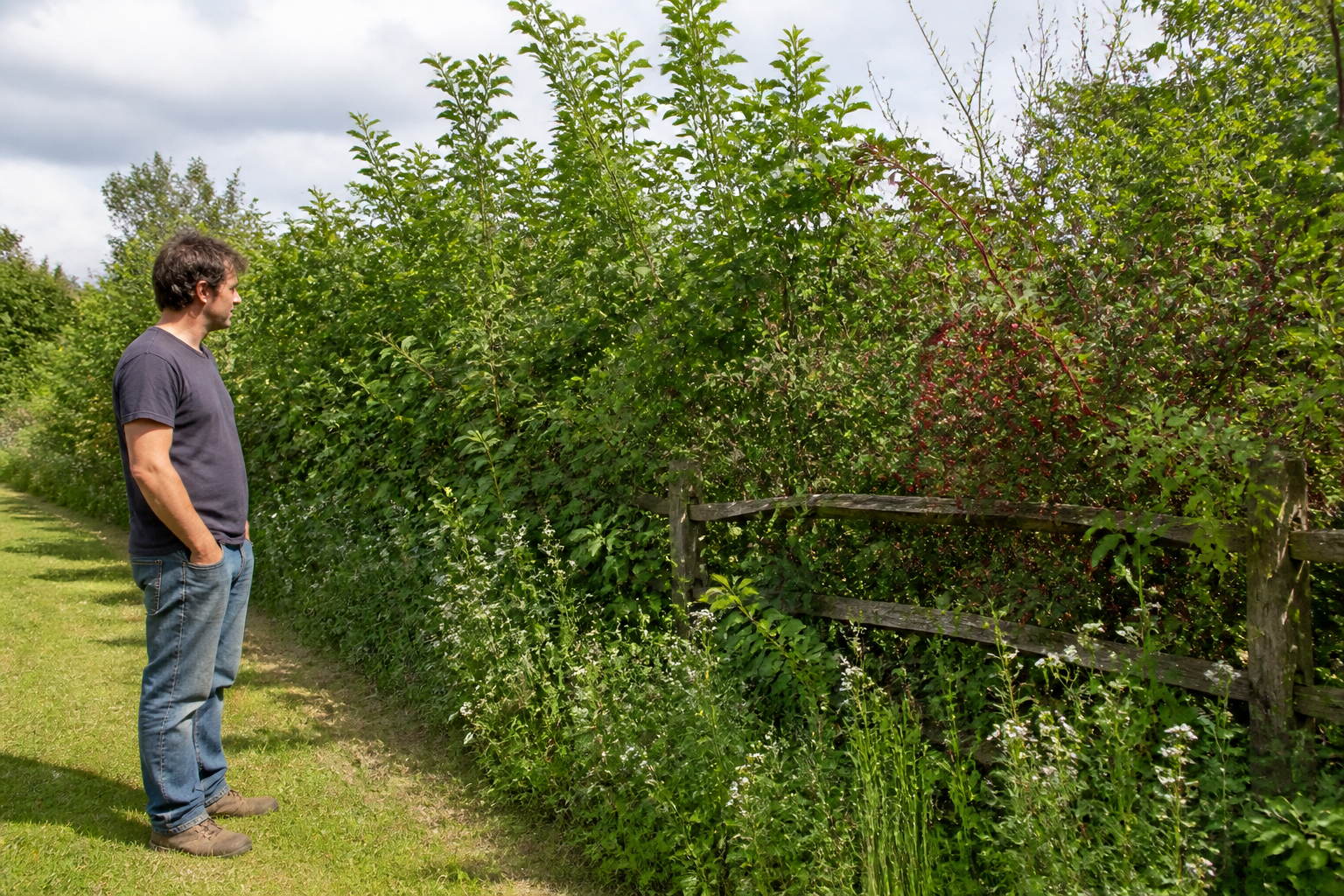 Haie champêtre sans entretien : quelles essences choisir pour un jardin vivant ?