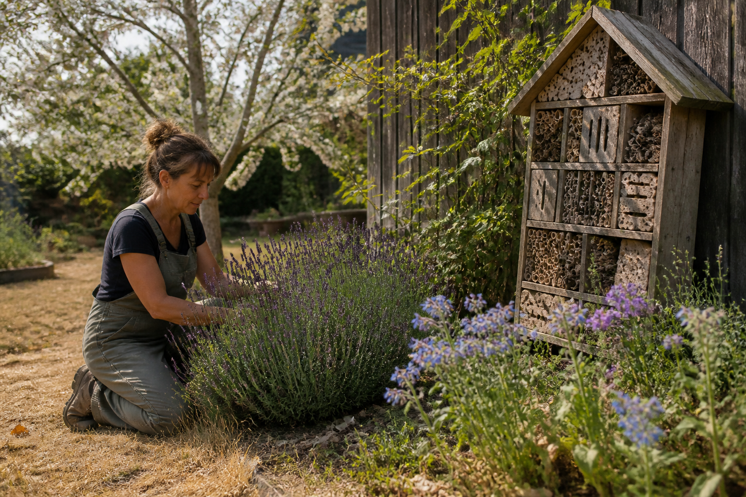 Jardin favorable aux pollinisateurs : aménagements simples à mettre en place