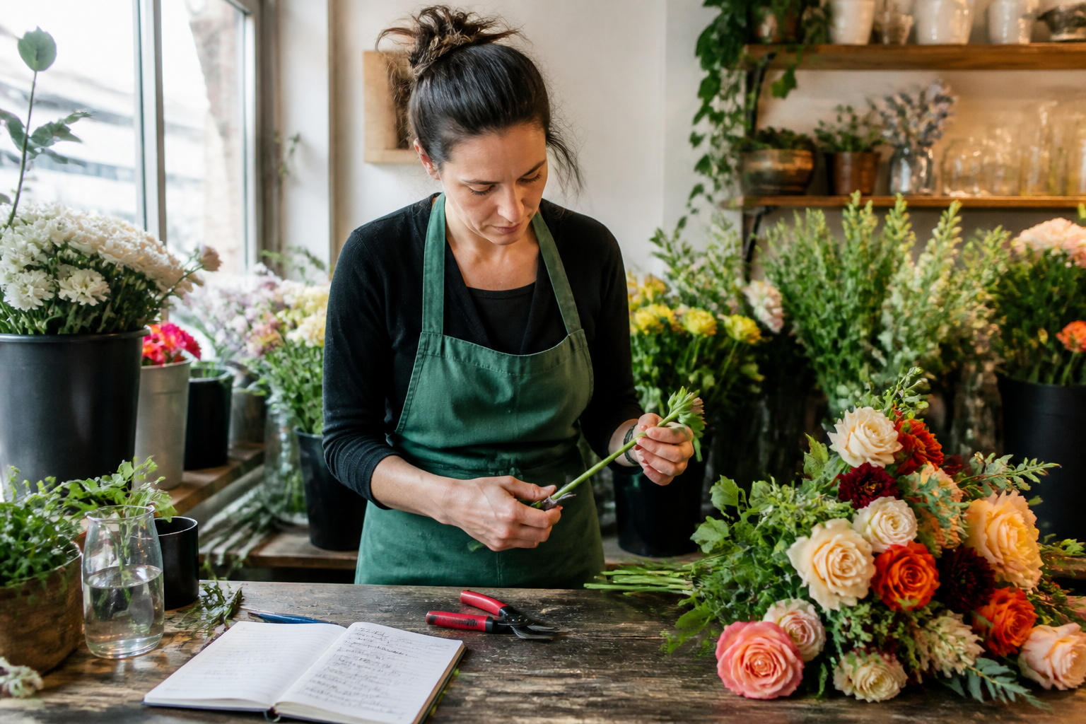Devenir fleuriste : formation, salaire et contraintes à connaître