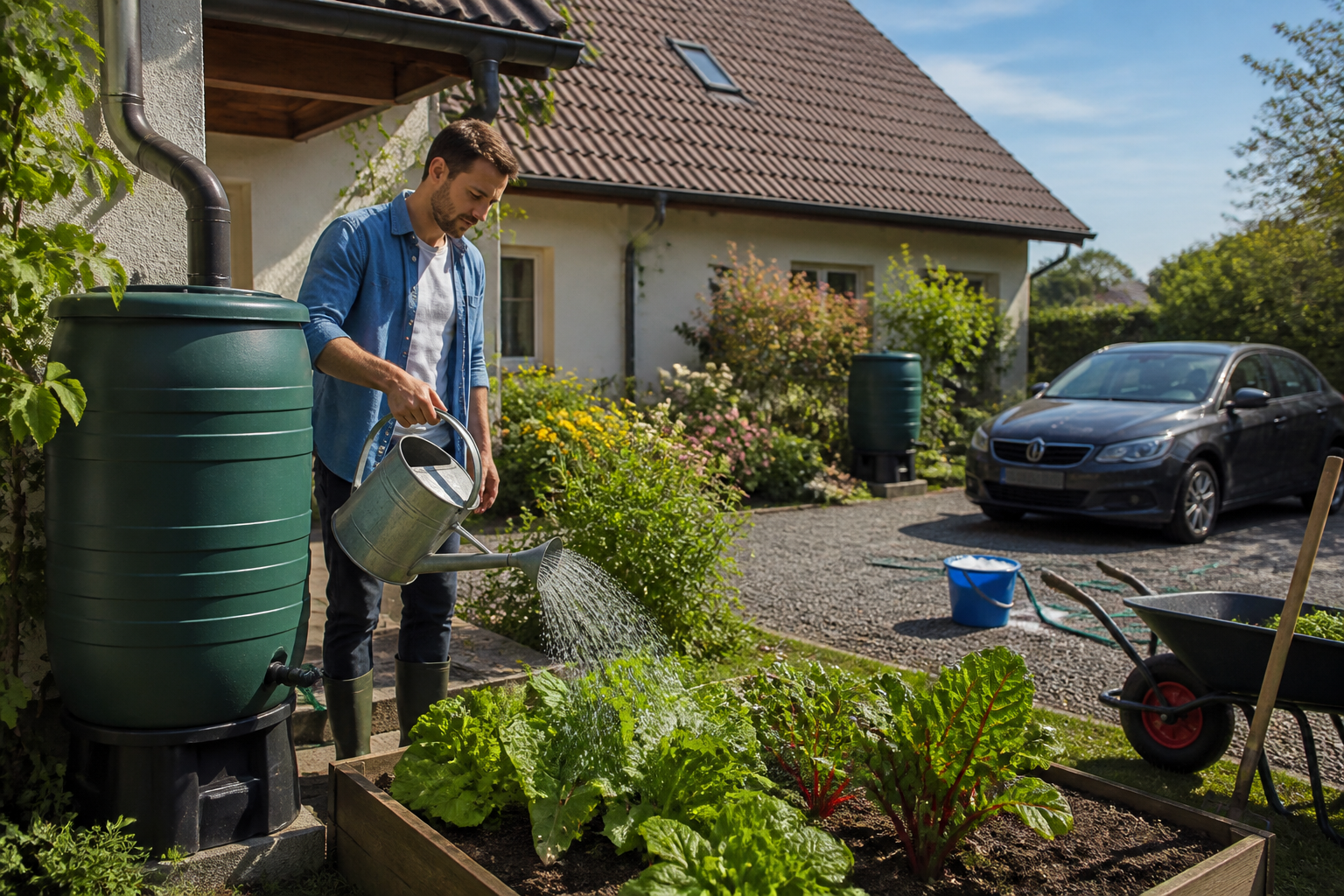 Récupération d’eau de pluie : ce qui est autorisé pour la maison et le jardin